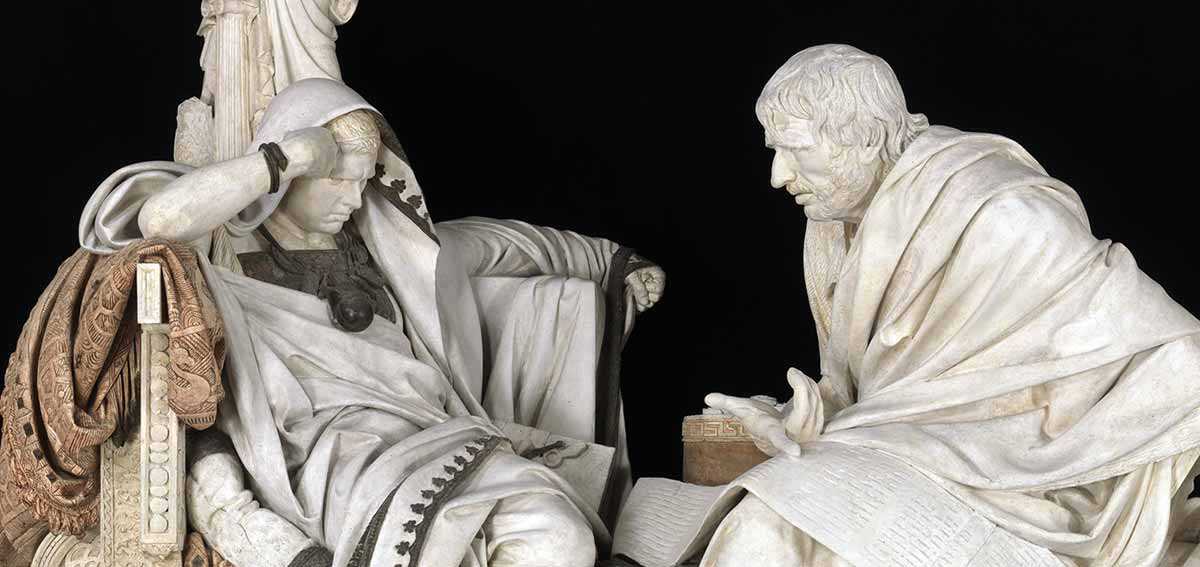 Barro Nero Seneca sculpture