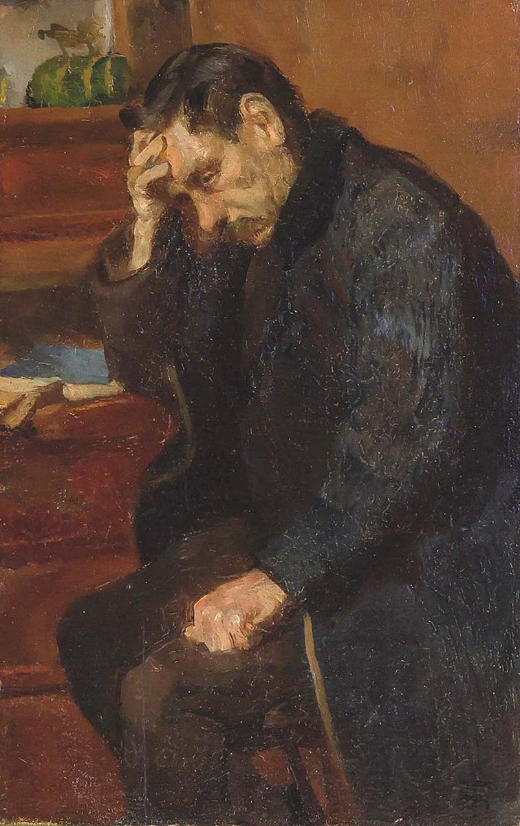 Contemplation Telemaco Signorini painting