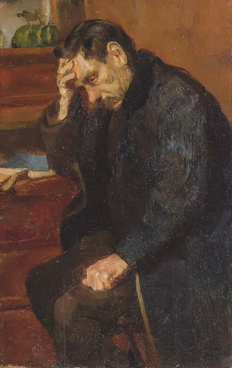 Contemplation Telemaco Signorini painting