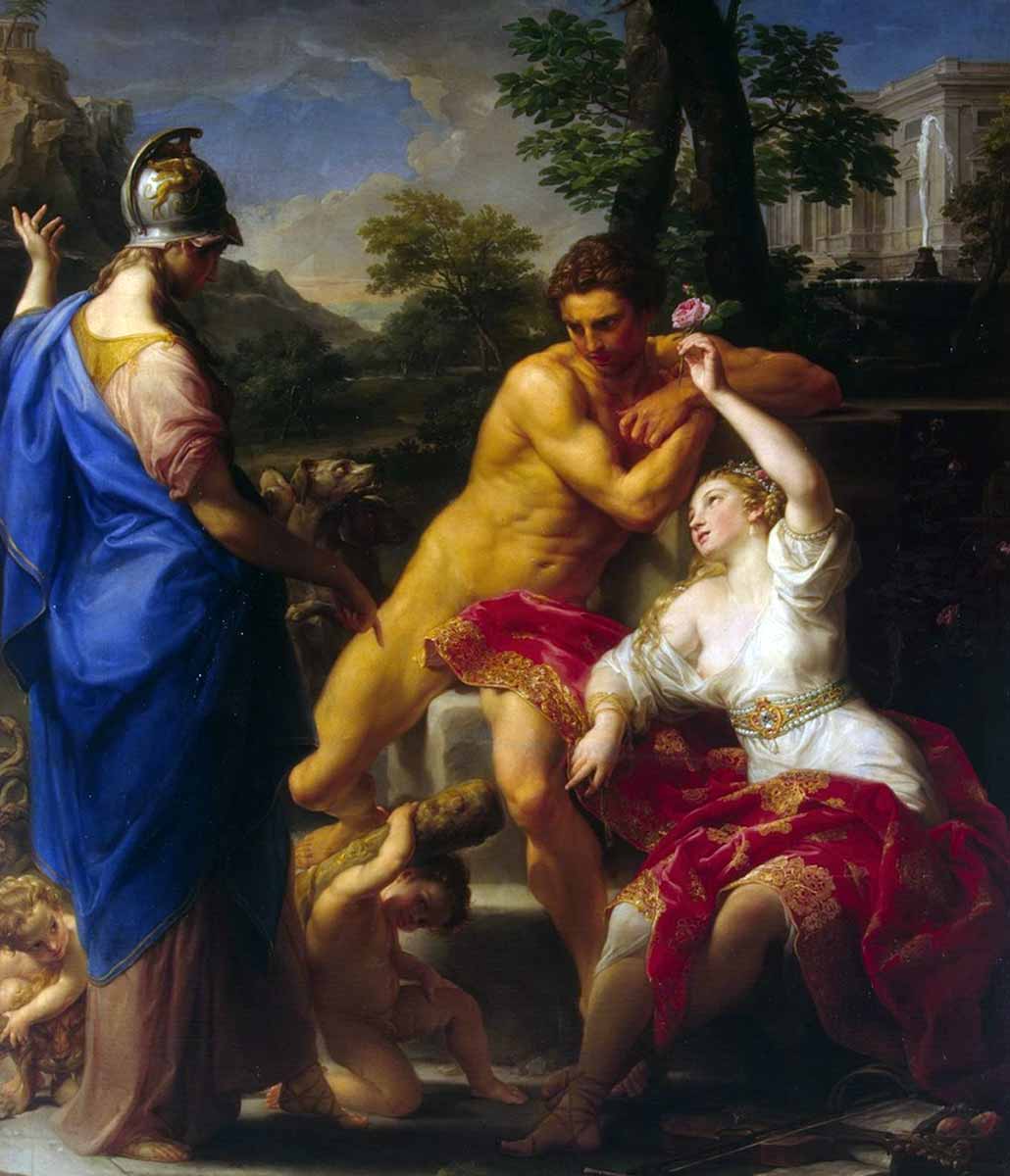 Girolamo herculues virtue vice painting