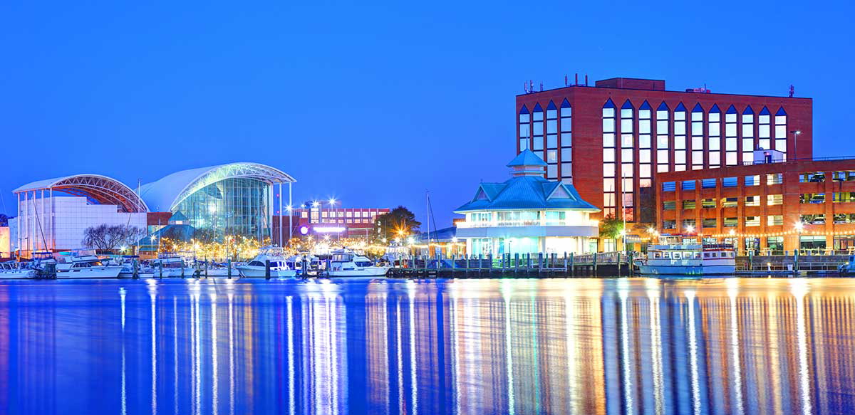 Hampton Virginia Skyline