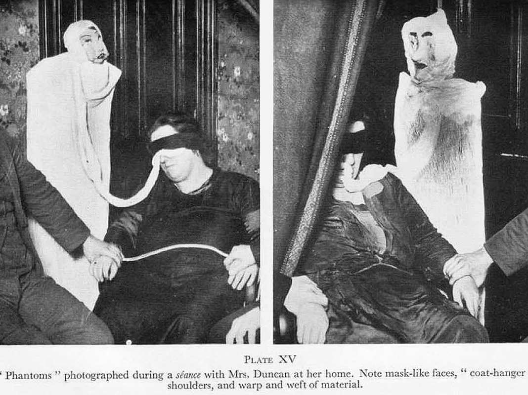 Helen Duncan fake ectoplasm
