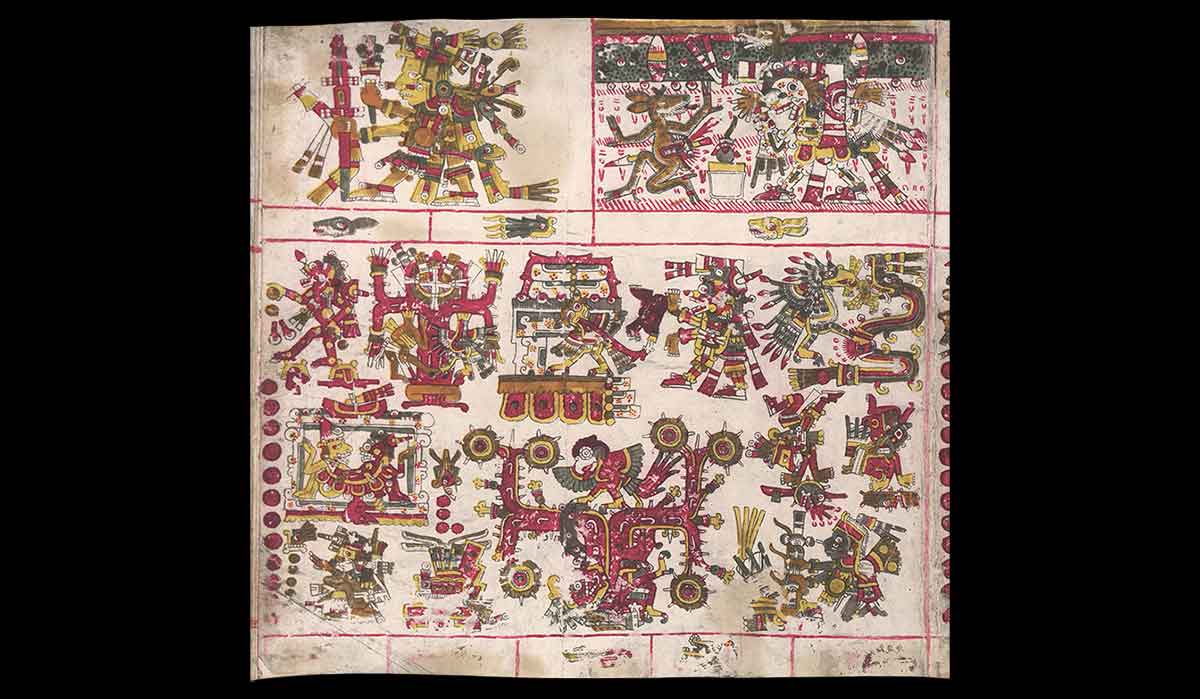 Mictlampa northern hemisphere Codex Borgia