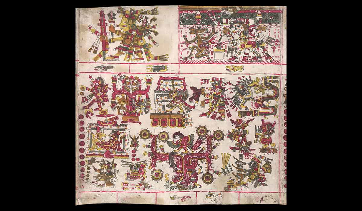 Mictlampa northern hemisphere Codex Borgia