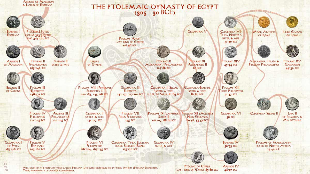 Ptolemaic Family Tree