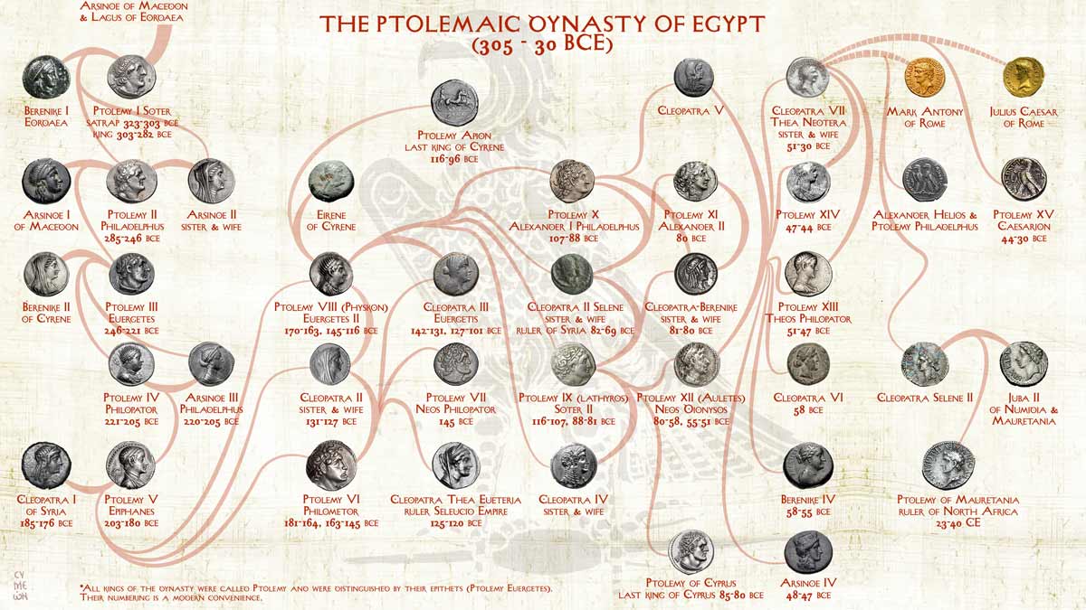 Ptolemaic Family Tree