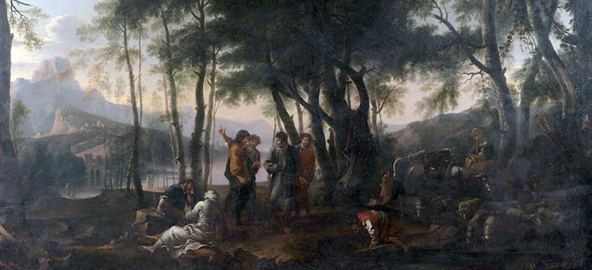 Rosa philosophers wood painting