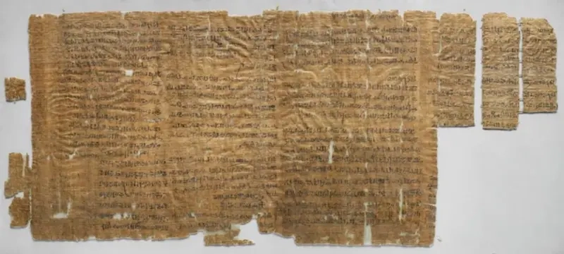 Section of the Judicial Papyrus of Turin recording details of strikes under Ramesses III, 1157 BCE. Source: lib.com