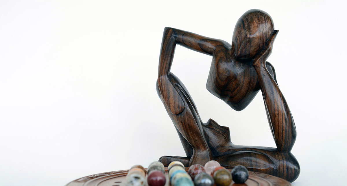 The Skeptic sculpture art