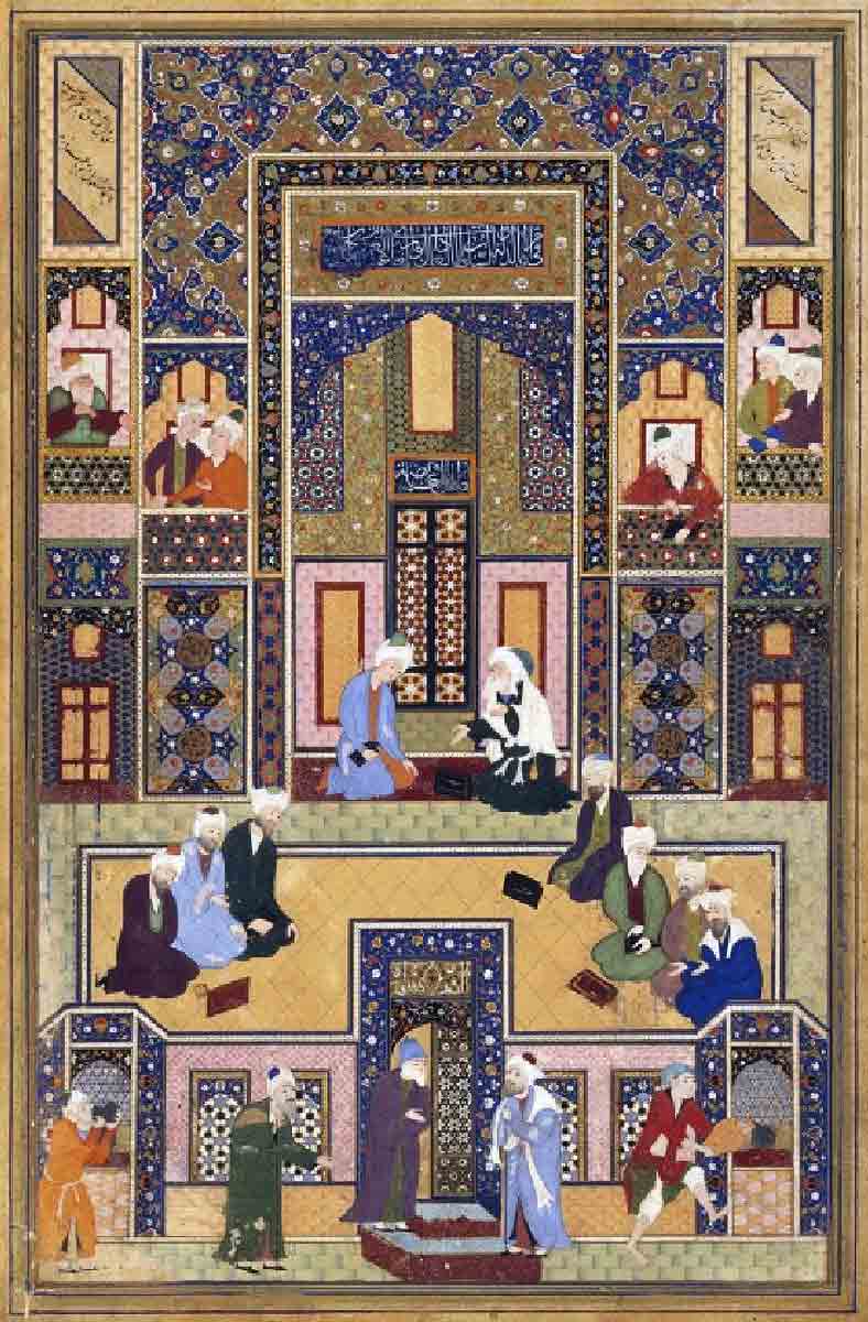 abd allah musawwir meeting of theologians painting