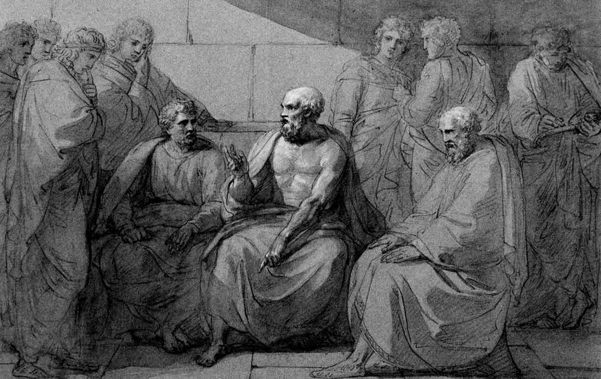 abel socrates teaching sketch