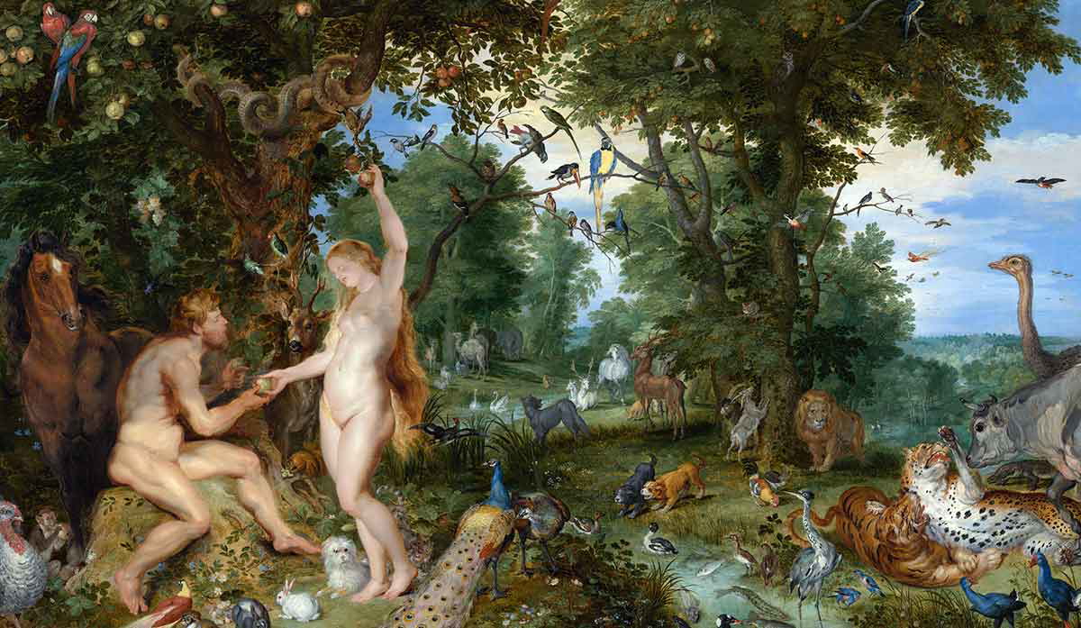 adam and eve jan brueghel the elder