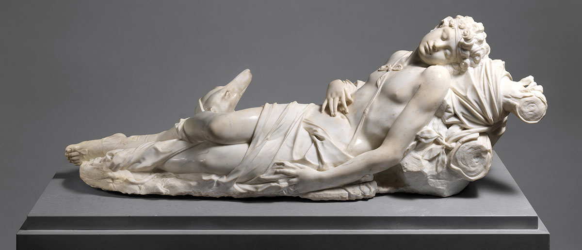 adonis statue death italian