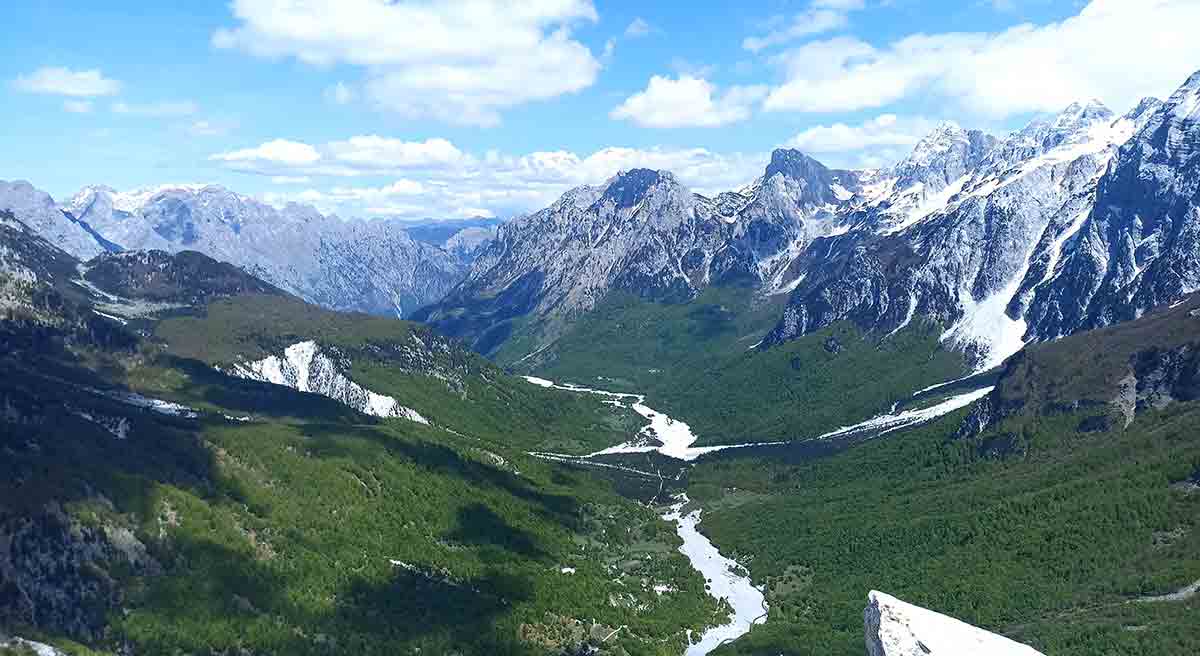 albanian alps theth valbona