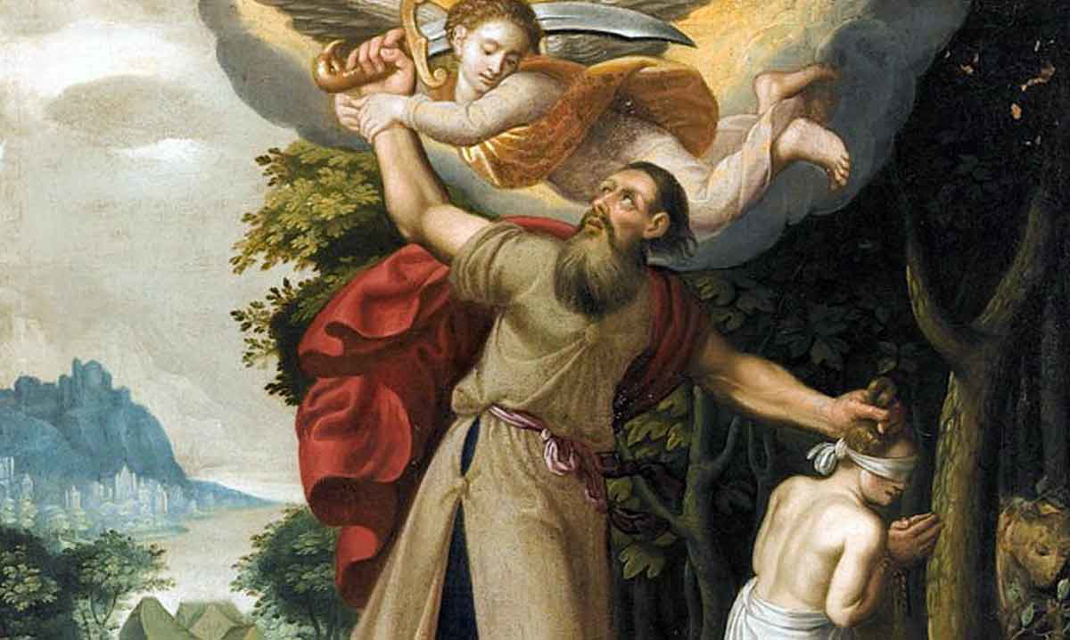 angel restrains abraham book of genesis