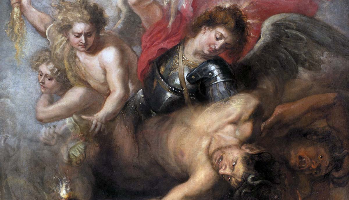 angels and demons lucifer Peter Paul Rubens
