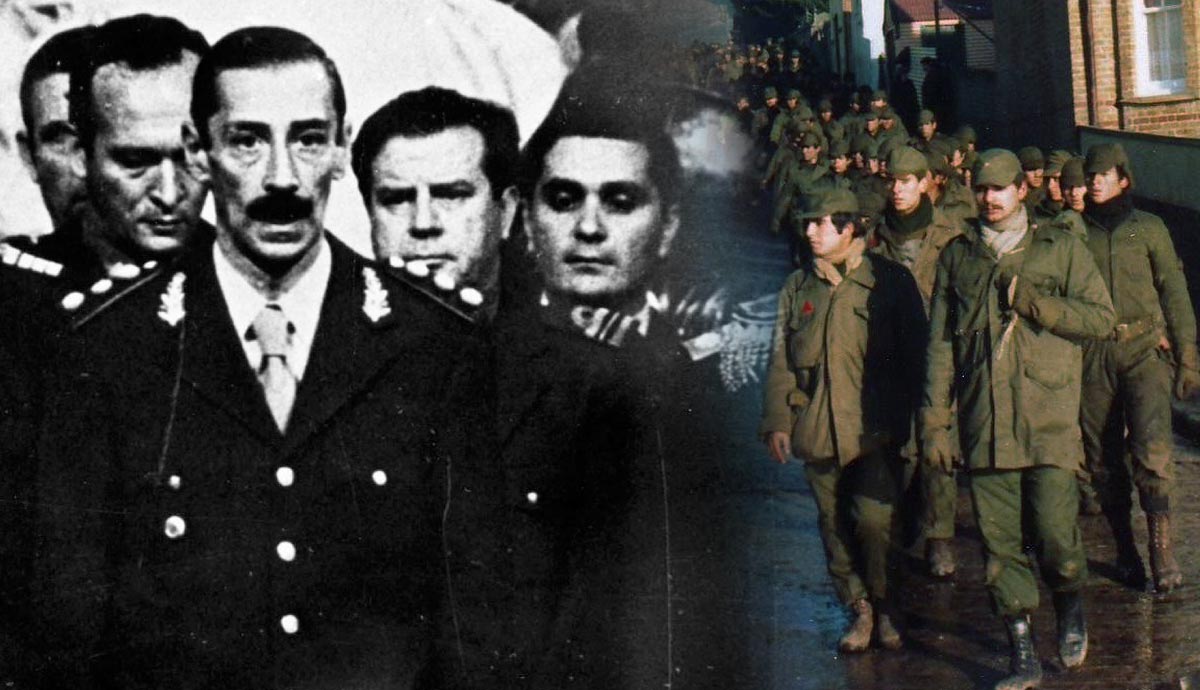 Argentine Junta press conference and POW repatriation