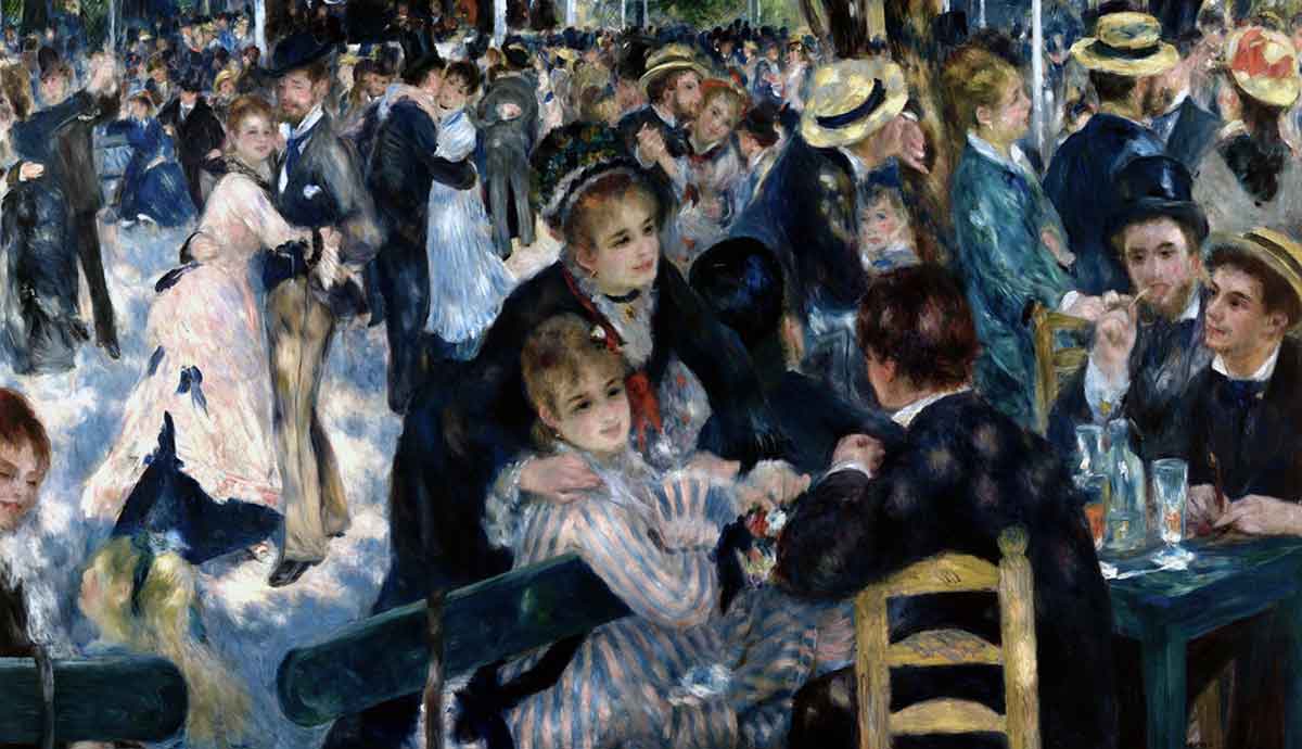 auguste renoir bal du moulin painting