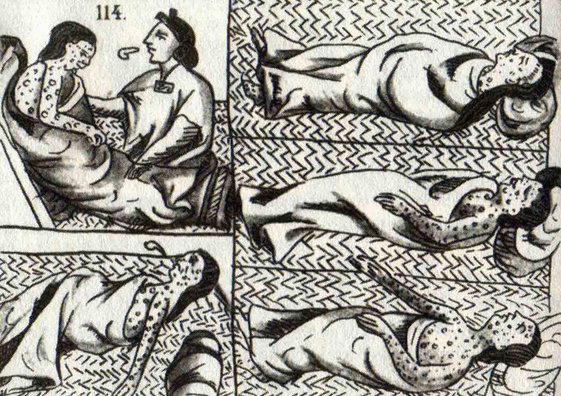 aztec drawing smallpox