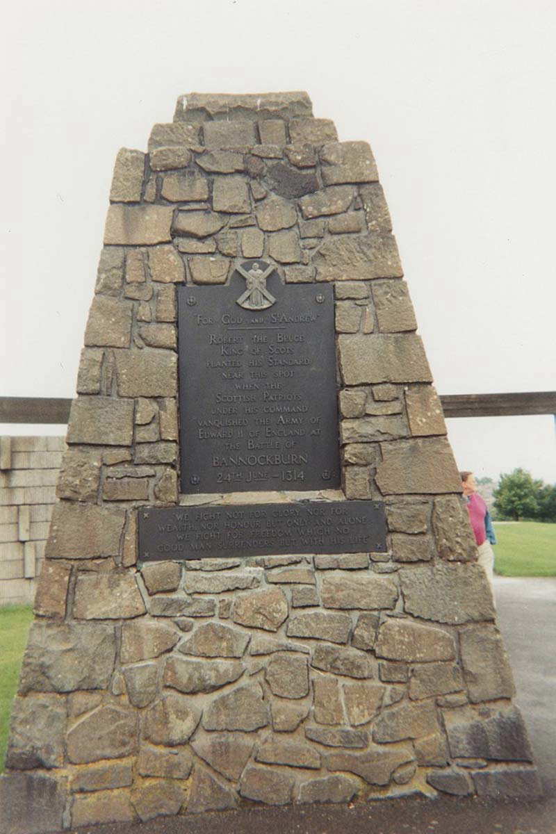 bannockburn monument edward i