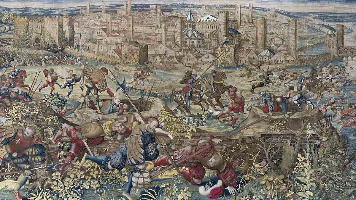 battle pavia tapestry
