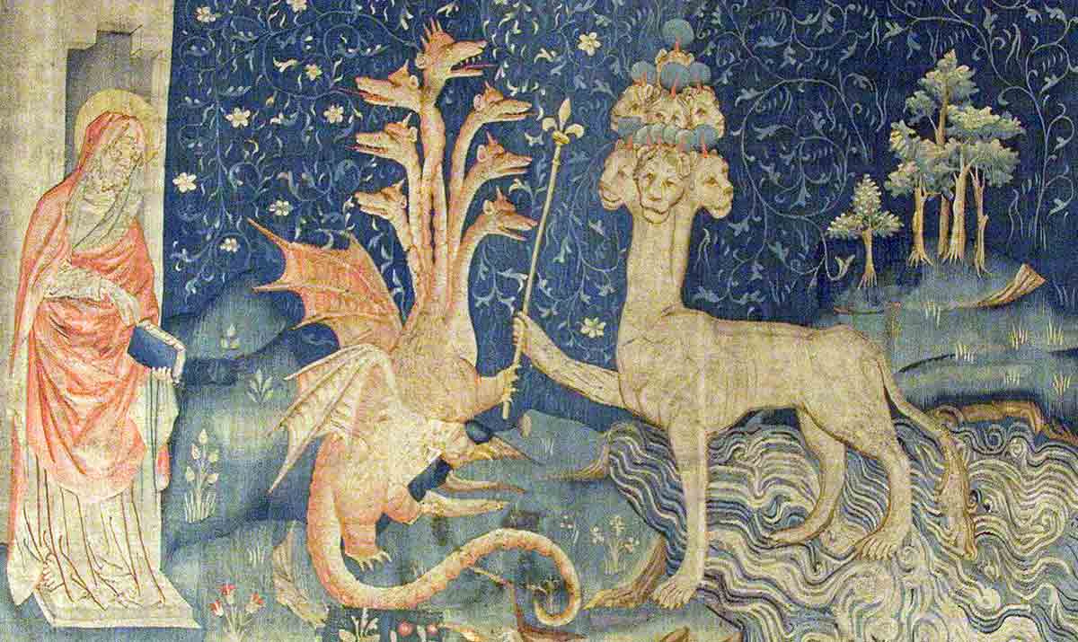 beast sea apocalypse tapestry