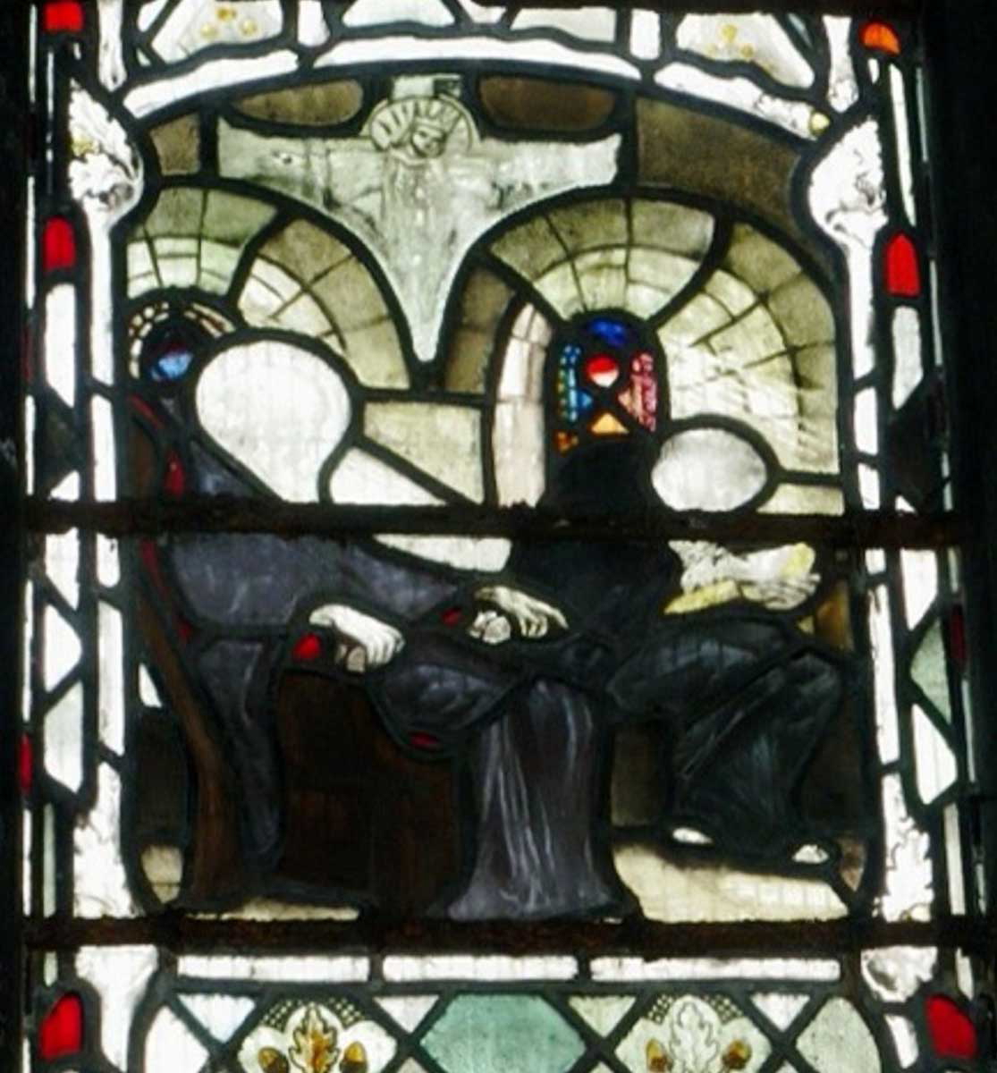 bede dictating scribe gloucester cathedral