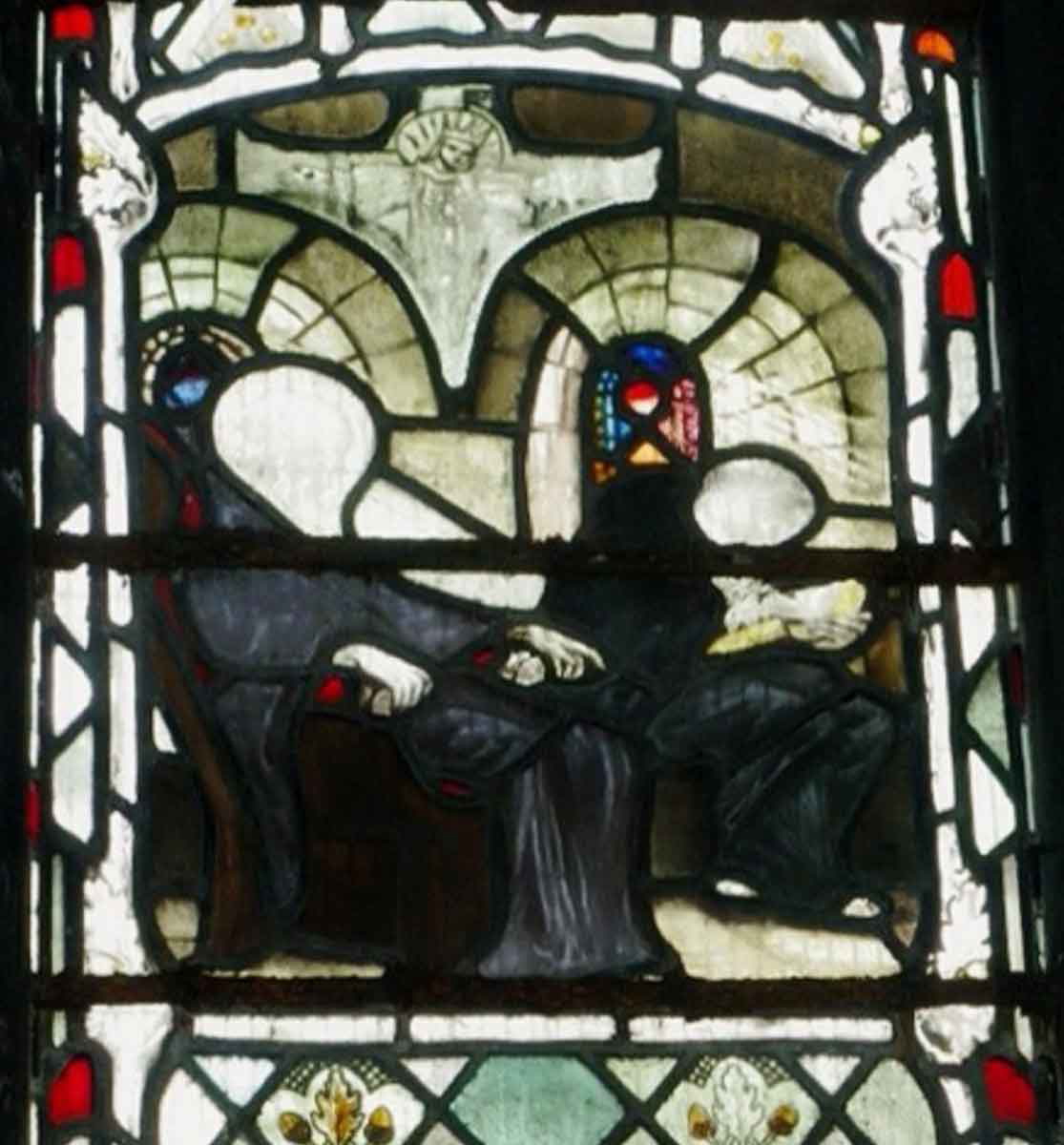 bede dictating scribe gloucester cathedral