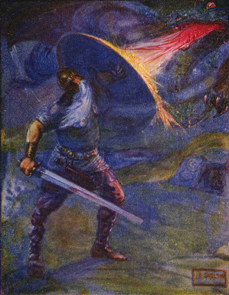 beowuld and dragon old english poetry
