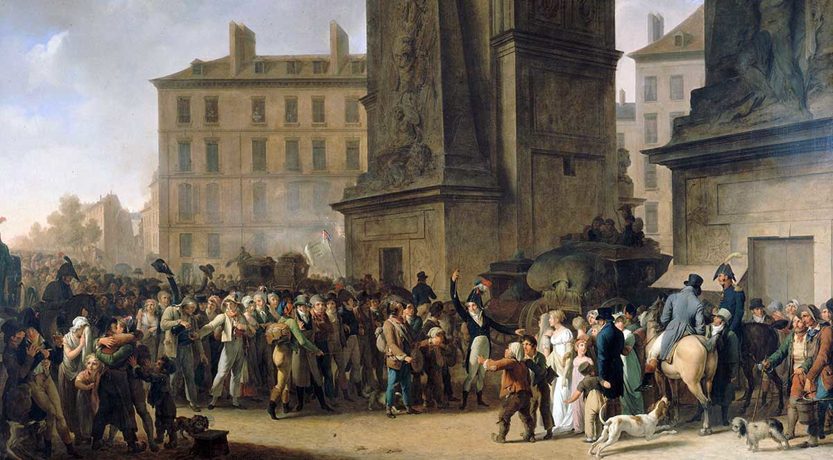 boilly painting departure conscripts