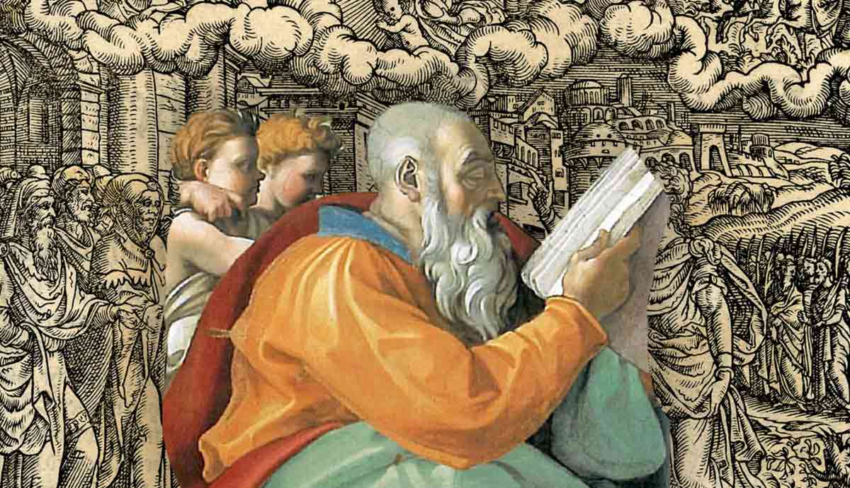 Zechariah fresco and Zechariah’s Vision artwork