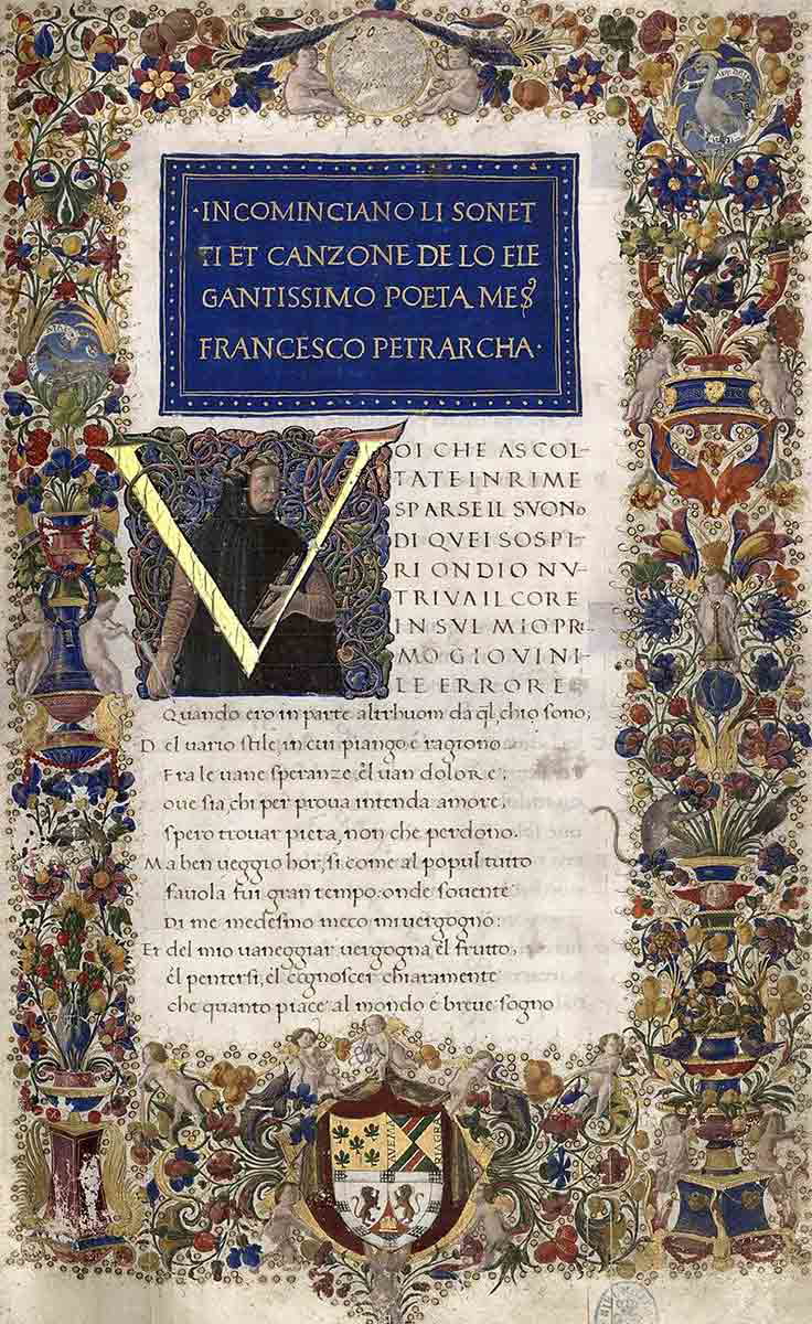canzoniere petrarch manuscript