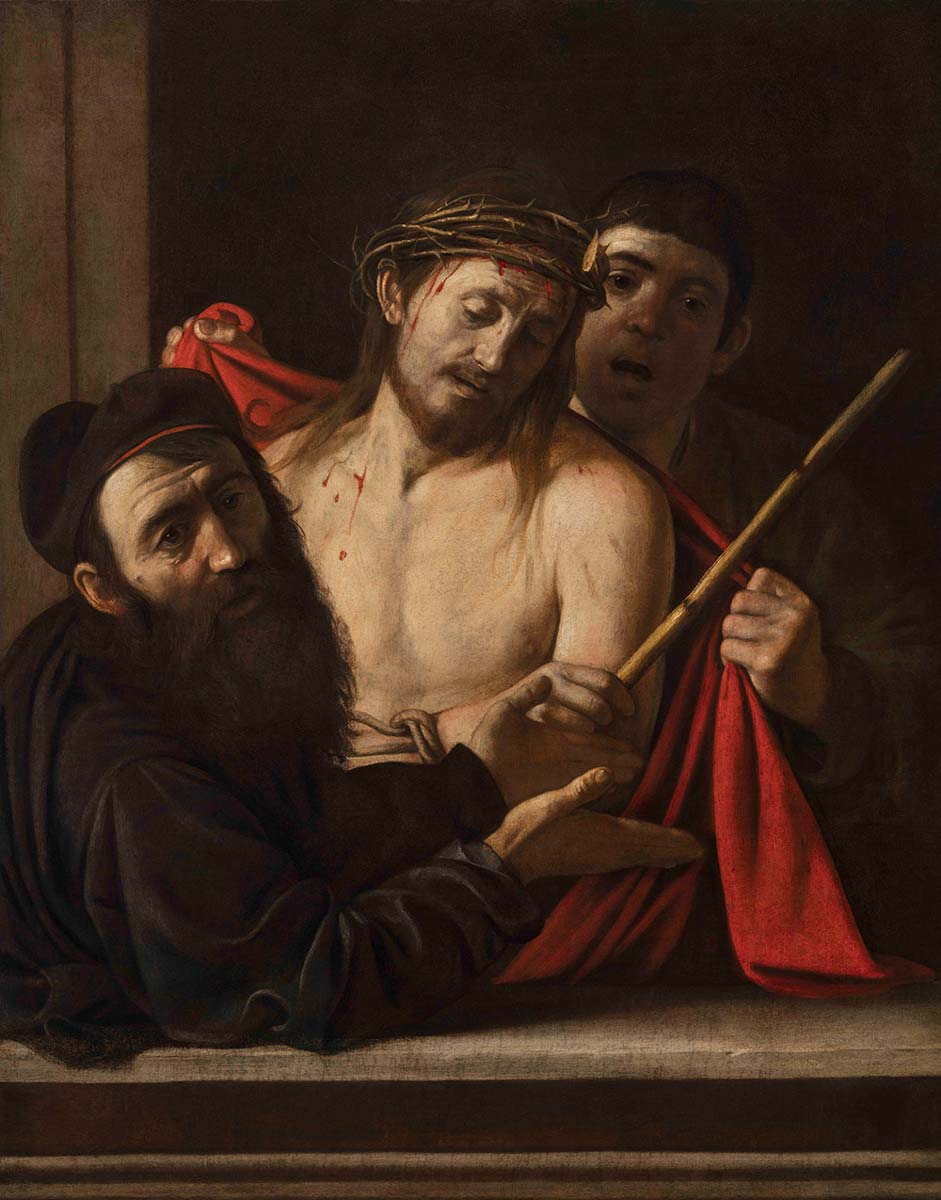 caravaggio ecce homo painting