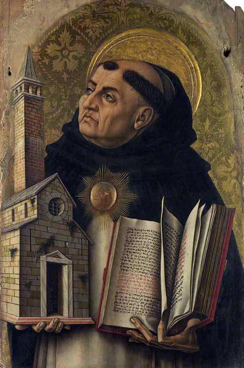 carlo crivelli saint thomas aquinas painting