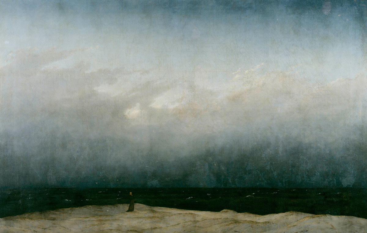 caspar david friedrich monk painting