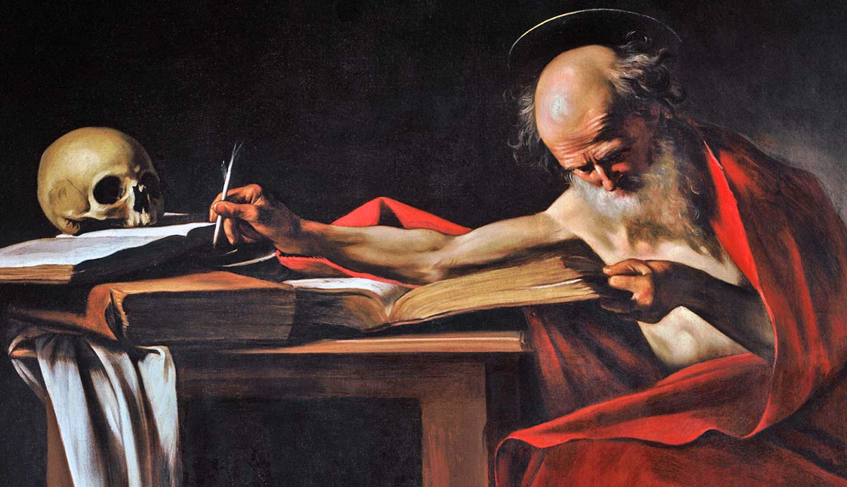 Saint Jerome in His Study, Caravaggio,