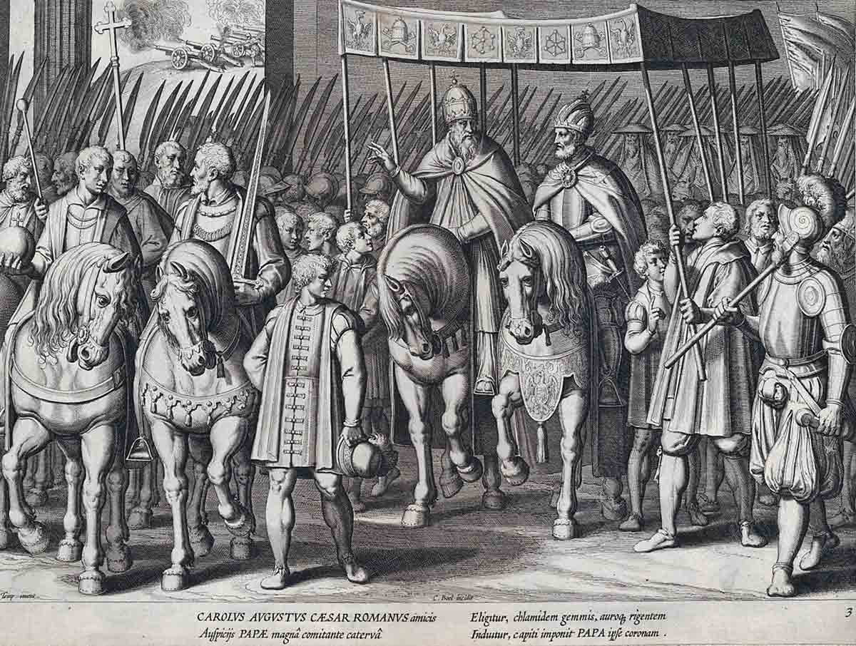 charles v entering rome