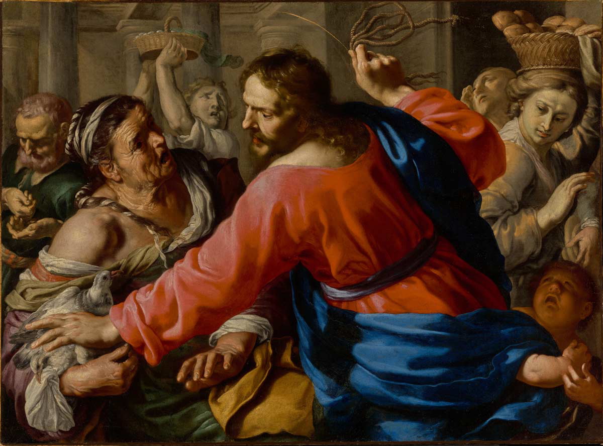 christ cleanse temple money in the bible