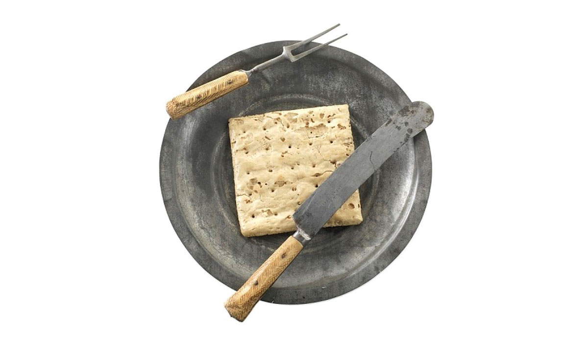 civil war soldier mess hardtack