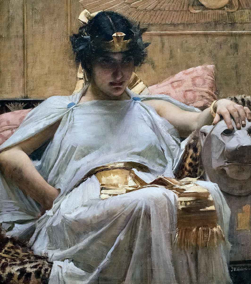 cleopatra by waterhouse