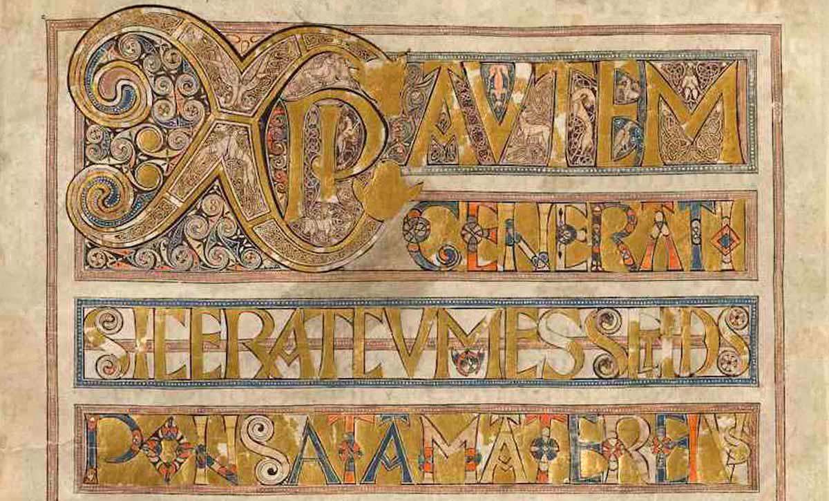 Page of the Codex Aureus