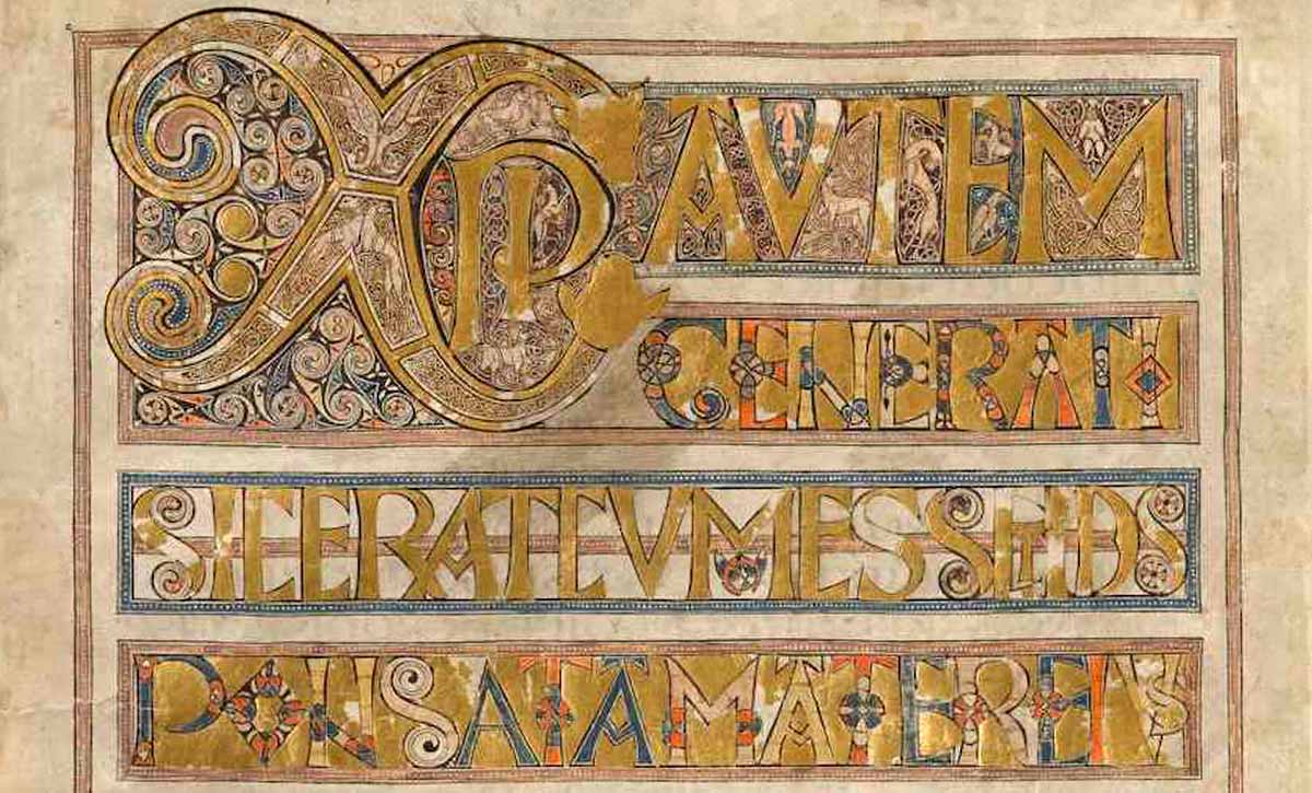 Page of the Codex Aureus
