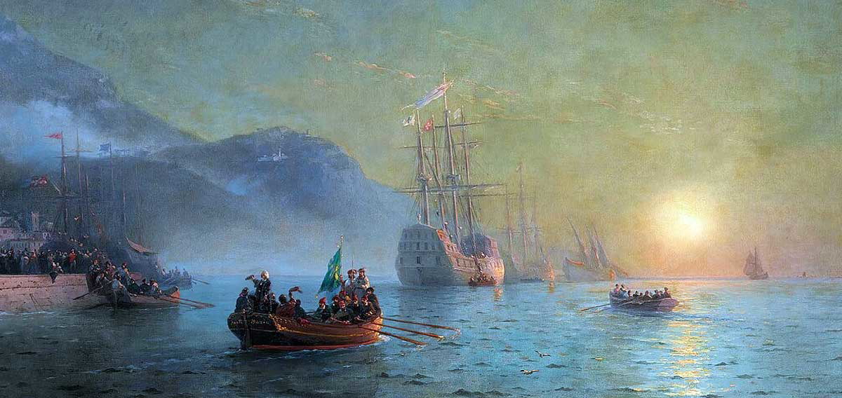 columbus palos aivazovsky