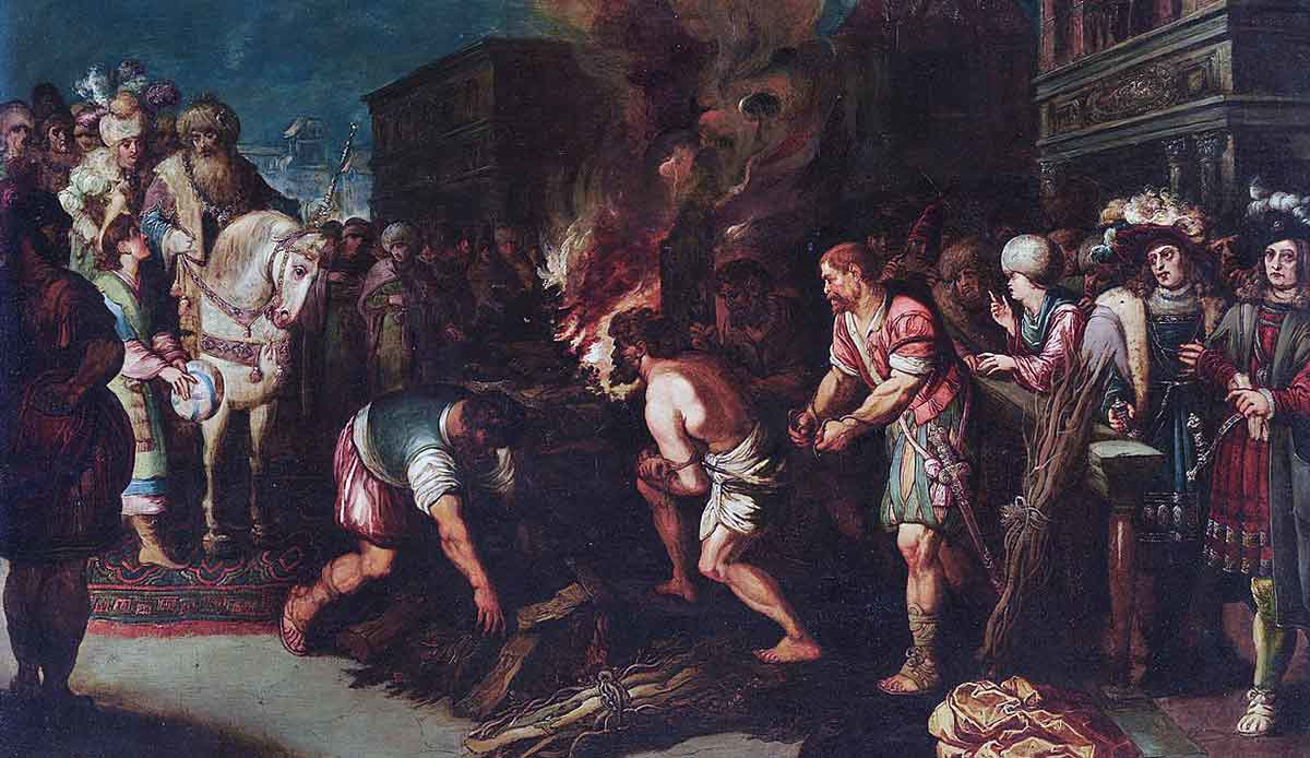 croesus before cyrus painting