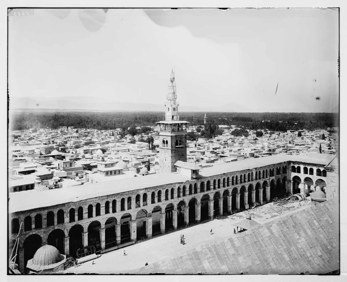 damascus mosque dry plate negative
