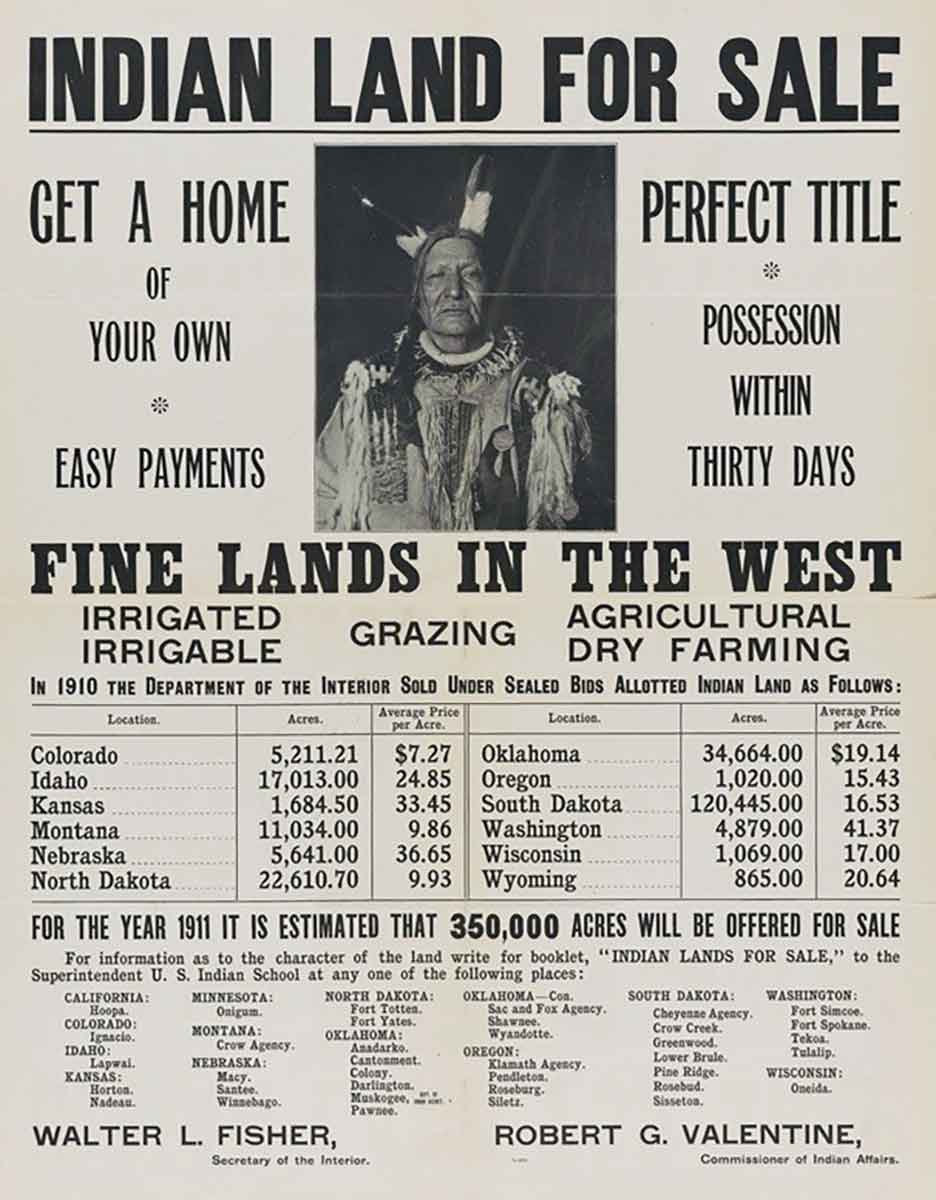 dawes act advertisements