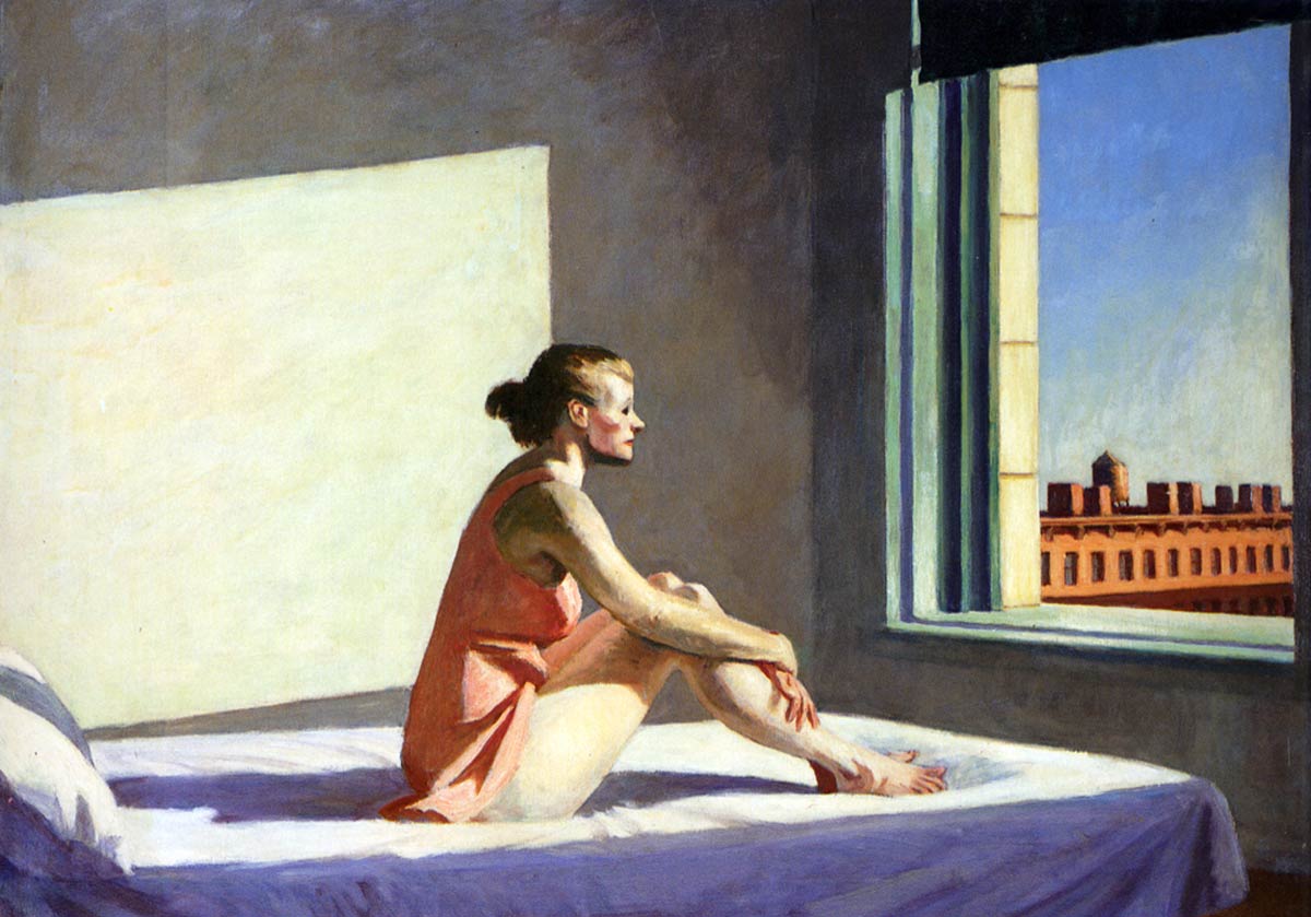 edward hopper morning sun painting