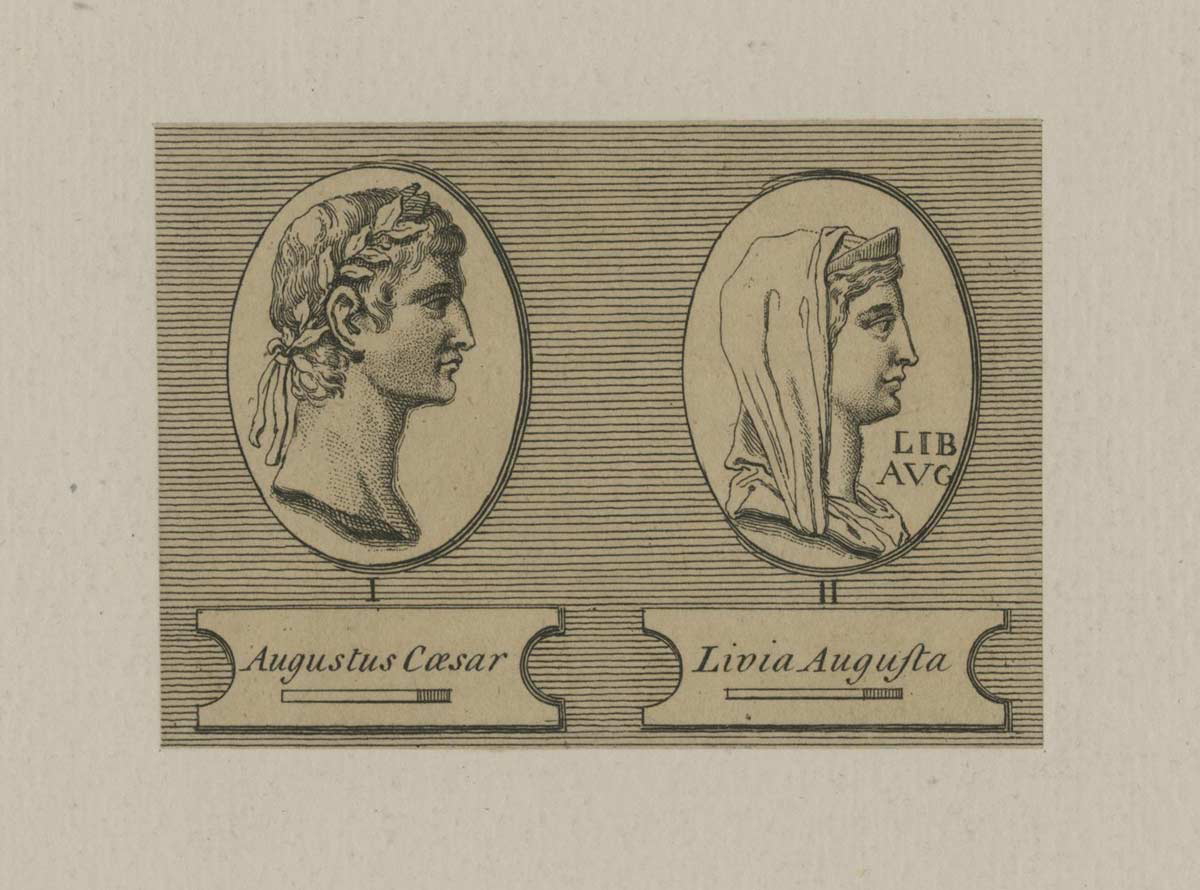 etching augustus and livia bm