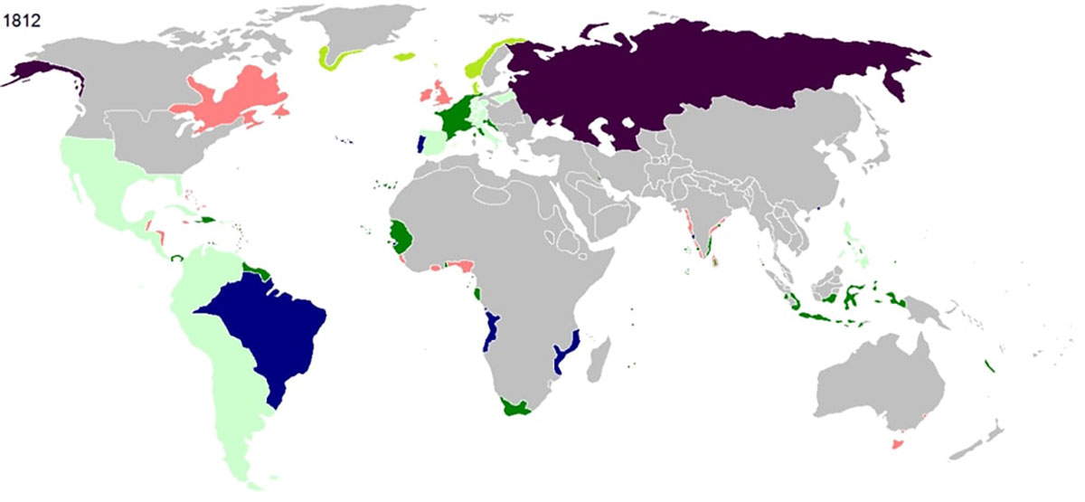 european colonisation 1812