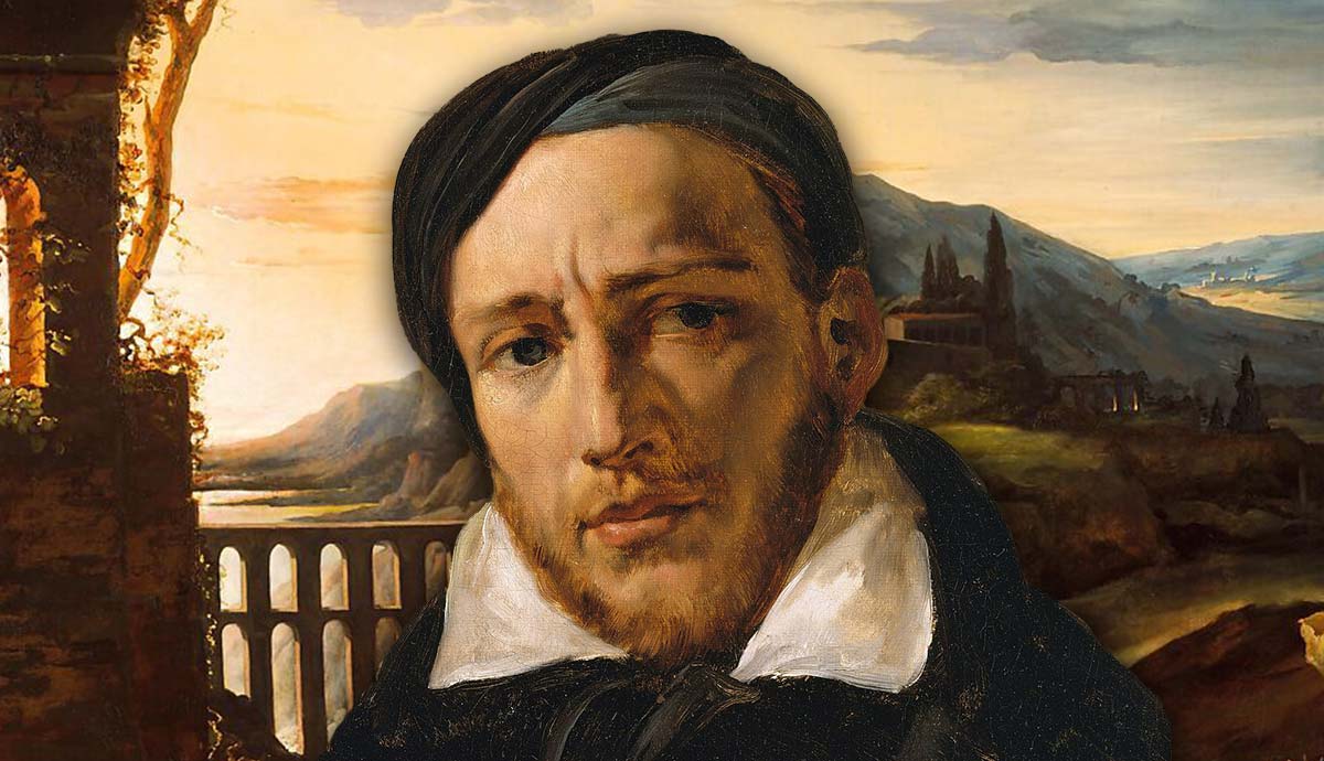 Portrait of Géricault and his landscape